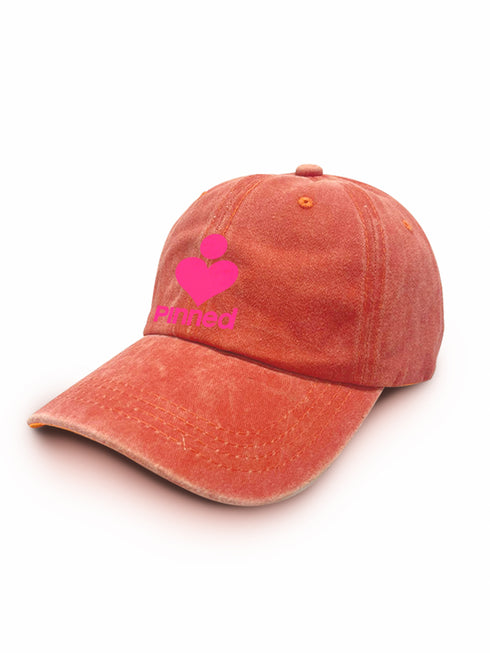 Cap PiNNED Neon Pink Samt